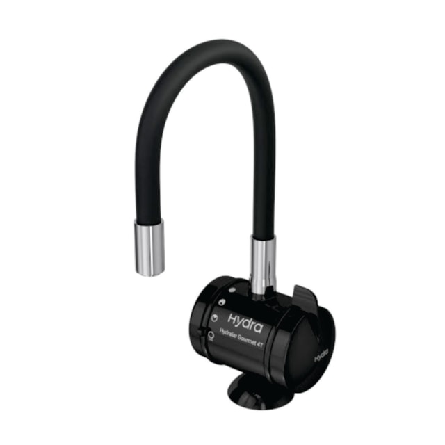Torneira Hydralar 4T Bancada 127V 5500W Preta - Hydra Torneira Hydralar 4T Bancada 127V 5500W Preta - Hydra