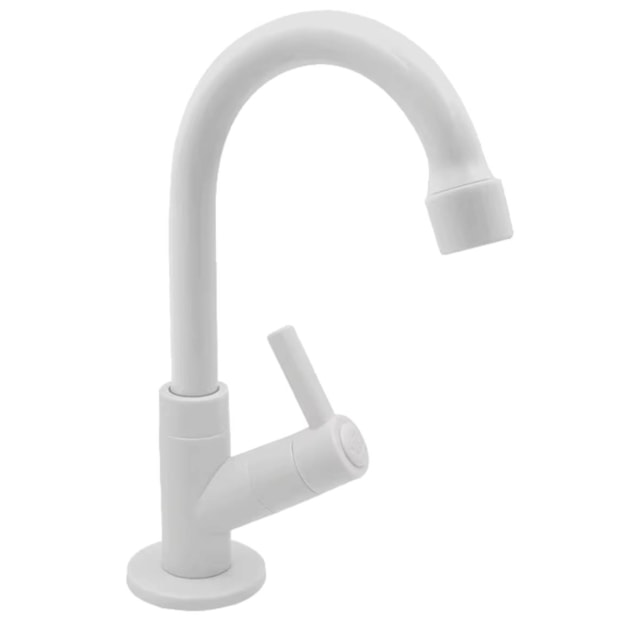 Torneira Plástica Branca para Lavatório Balcão ZF72 - Acqua Life Torneira Plástica Branca para Lavatório Balcão ZF72 - Acqua Life