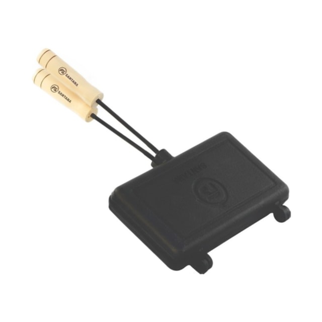 Torradeira Dupla de Ferro Fundido com Cabo - Fundição Astro Torradeira Dupla de Ferro Fundido com Cabo - Fundição Astro