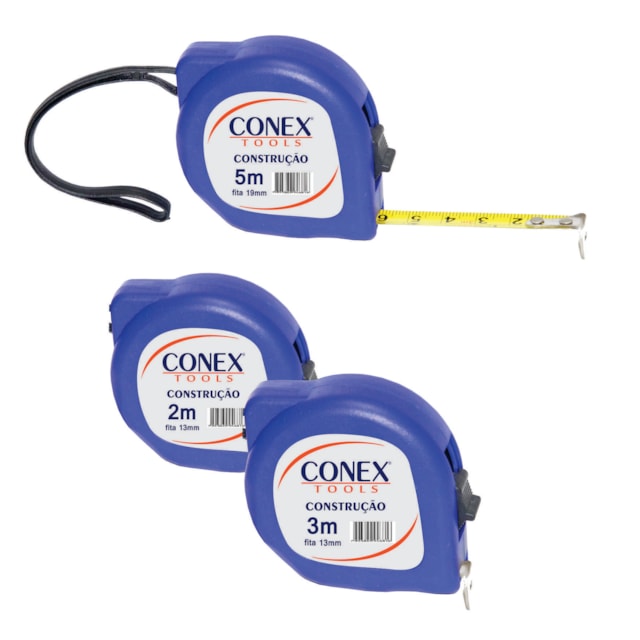 Trena Construção 2m x 13mm - Conex Trena Construção 2m x 13mm - Conex